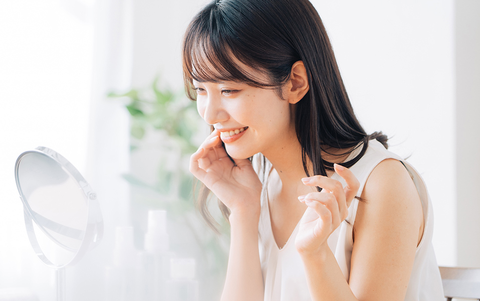鏡を見るたびに、少し気持ちが上がるように。
